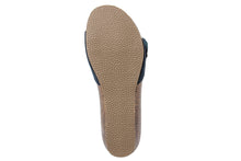 Carica l&#39;immagine nel visualizzatore di Gallery, Sandali flat Donna in Pelle Blu
