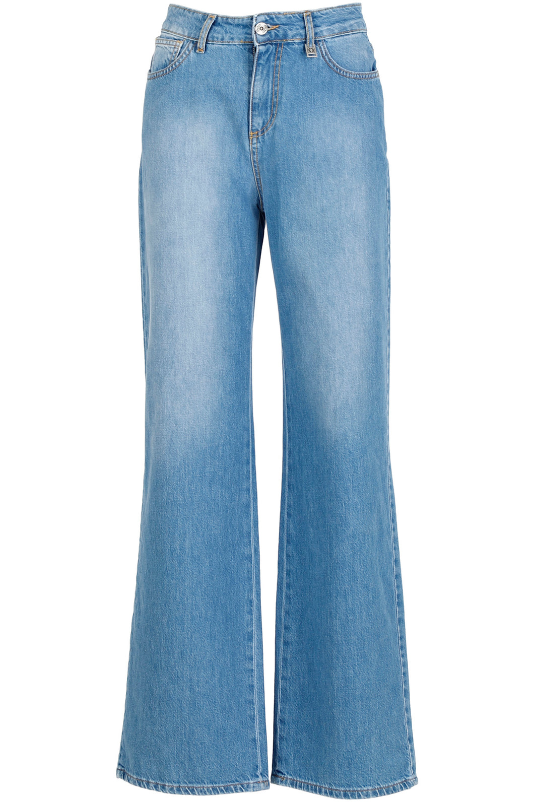 Pantalone Denim Donna colore Blu