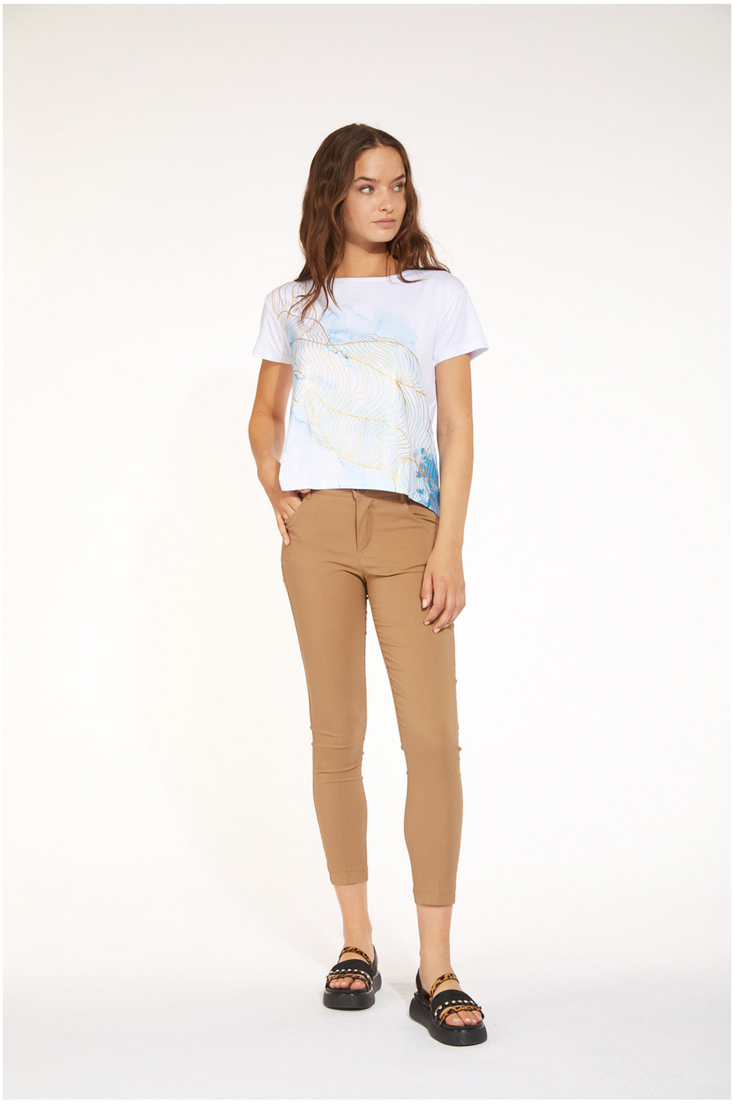 T-Shirts Donna colore Bianco