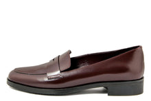 Carica l&#39;immagine nel visualizzatore di Gallery, Mocassino Donna in Pelle Bordeaux
