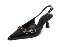 Carica l&#39;immagine nel visualizzatore di Gallery, Slingback Donna colore Nero
