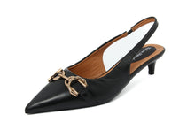 Carica l&#39;immagine nel visualizzatore di Gallery, Slingback Donna colore Nero
