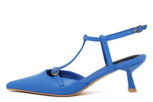 Carica l&#39;immagine nel visualizzatore di Gallery, Slingback Donna colore Blu
