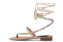 Carica l&#39;immagine nel visualizzatore di Gallery, Sandali Donna colore Beige
