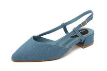 Carica l&#39;immagine nel visualizzatore di Gallery, Slingback Donna colore Blu
