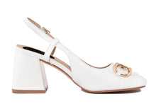 Carica l&#39;immagine nel visualizzatore di Gallery, Slingback Donna colore Bianco
