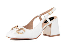 Carica l&#39;immagine nel visualizzatore di Gallery, Slingback Donna colore Bianco

