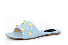 Carica l&#39;immagine nel visualizzatore di Gallery, Sandali flat Donna colore Blu
