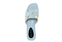 Carica l&#39;immagine nel visualizzatore di Gallery, Sandali flat Donna colore Blu
