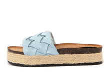 Carica l&#39;immagine nel visualizzatore di Gallery, Sandali platform Donna colore Blu
