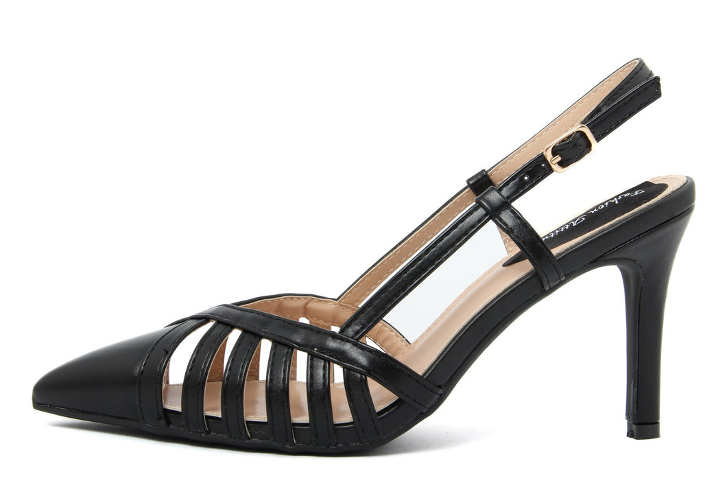 Slingback Donna colore Nero