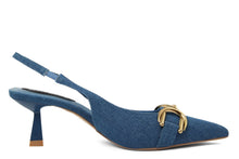 Carica l&#39;immagine nel visualizzatore di Gallery, Slingback Donna colore Blu
