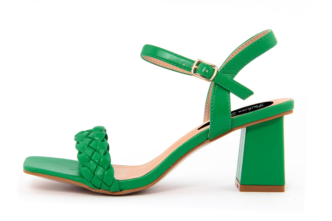 Sandali con tacco Donna colore Verde