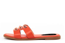 Carica l&#39;immagine nel visualizzatore di Gallery, Sandali flat Donna colore Arancio
