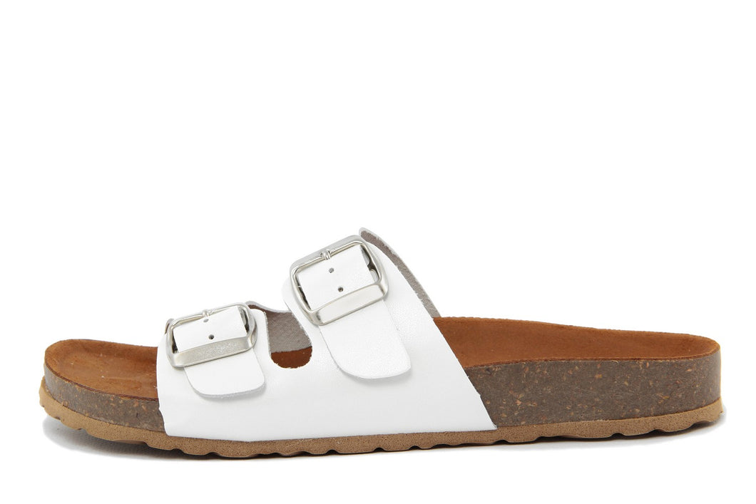 Sandalo flat Donna colore Bianco