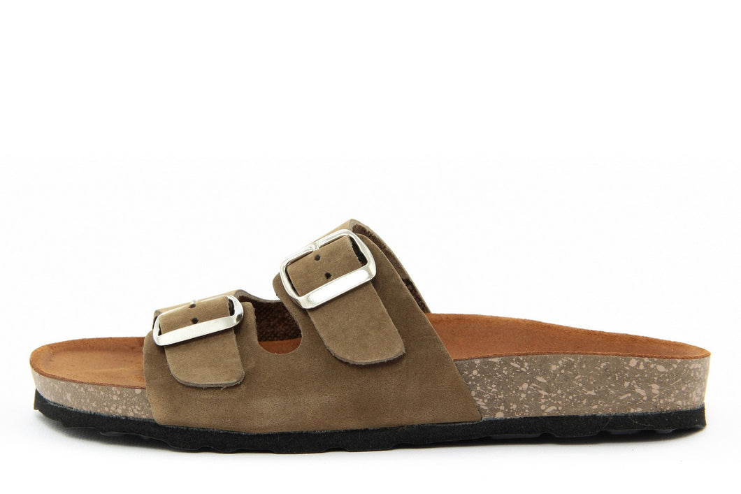 Sandalo flat Donna colore Verde