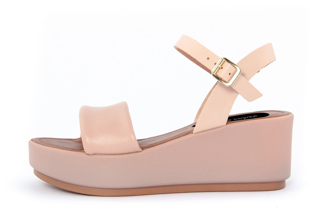 Sandalo con zeppa Donna colore Rosa