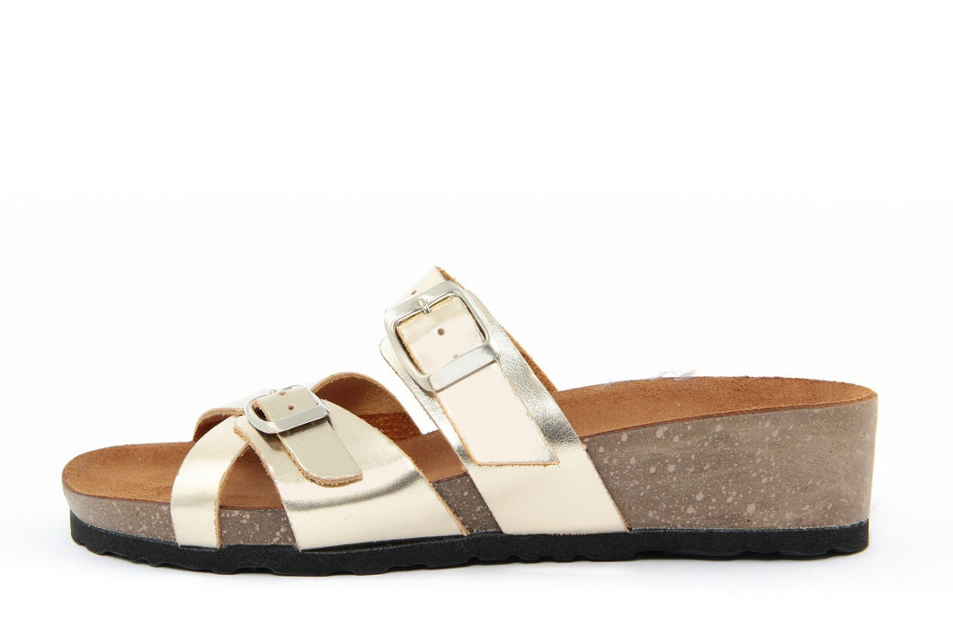 Sandalo flat Donna colore Dorato