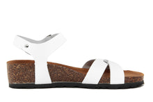 Carica l&#39;immagine nel visualizzatore di Gallery, Sandalo flat Donna colore Bianco
