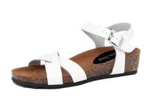 Carica l&#39;immagine nel visualizzatore di Gallery, Sandalo flat Donna colore Bianco
