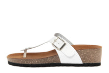 Carica l&#39;immagine nel visualizzatore di Gallery, Sandalo flat Donna colore Bianco
