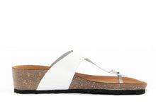 Carica l&#39;immagine nel visualizzatore di Gallery, Sandalo flat Donna colore Bianco
