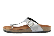 Carica l&#39;immagine nel visualizzatore di Gallery, Sandalo flat Donna colore Grigio
