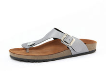 Carica l&#39;immagine nel visualizzatore di Gallery, Sandalo flat Donna colore Grigio

