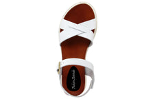 Carica l&#39;immagine nel visualizzatore di Gallery, Sandali platform Donna in Pelle Bianco
