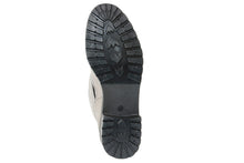 Carica l&#39;immagine nel visualizzatore di Gallery, Stivaletto biker Donna in Pelle Grigio
