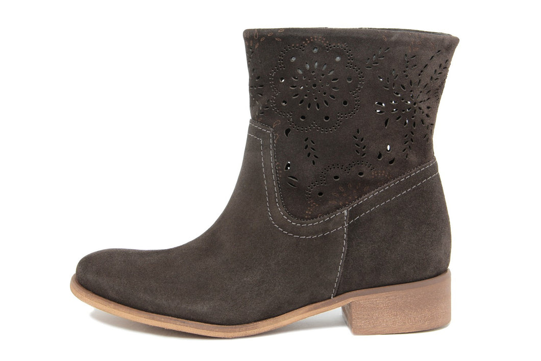 Stivaletto Donna in Pelle Grigio