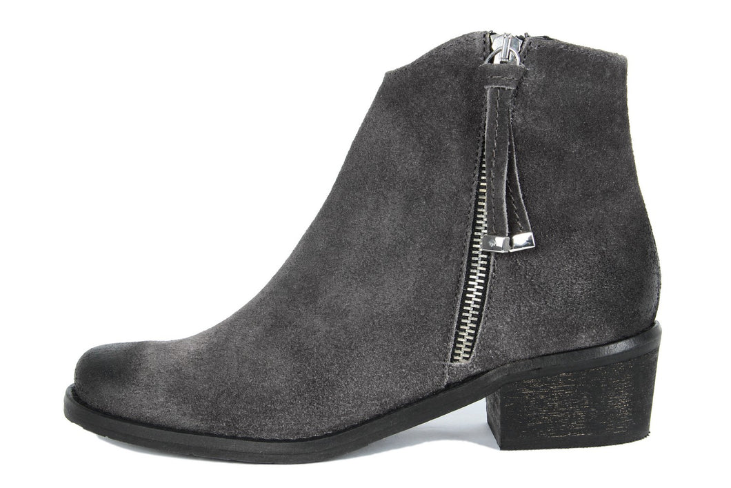 Stivaletto Donna in Pelle Grigio