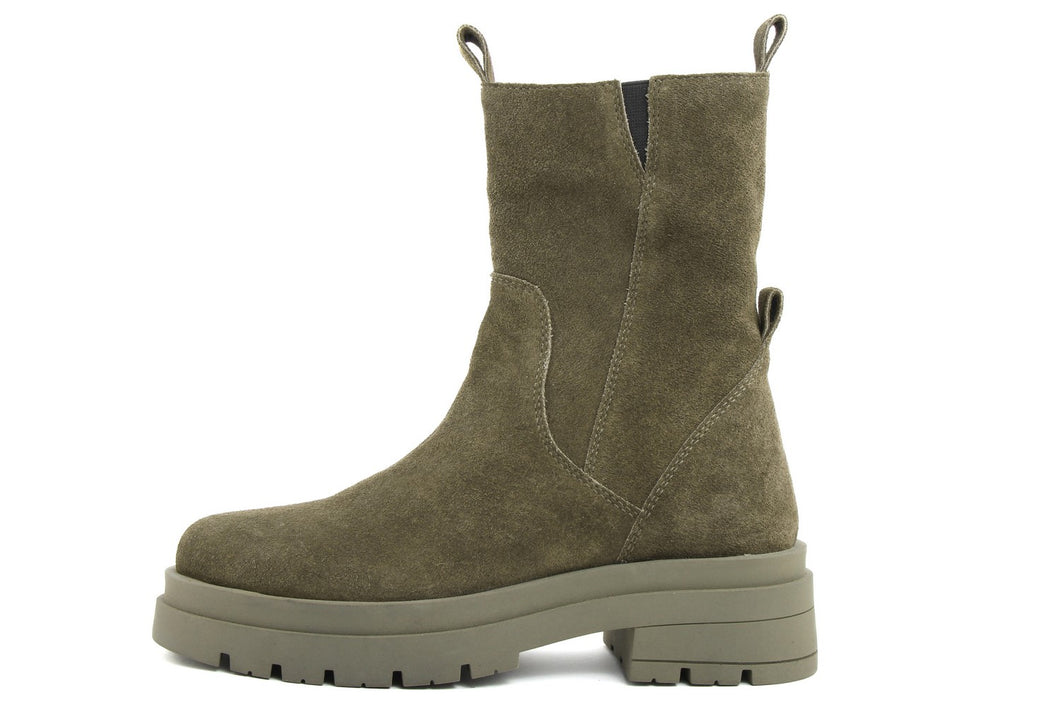 Stivaletti Donna in pelle colore Verde