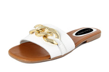 Carica l&#39;immagine nel visualizzatore di Gallery, Sandali flat Donna colore Bianco

