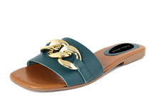 Carica l&#39;immagine nel visualizzatore di Gallery, Sandali flat Donna colore Blu
