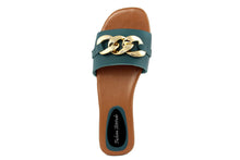 Carica l&#39;immagine nel visualizzatore di Gallery, Sandali flat Donna colore Blu
