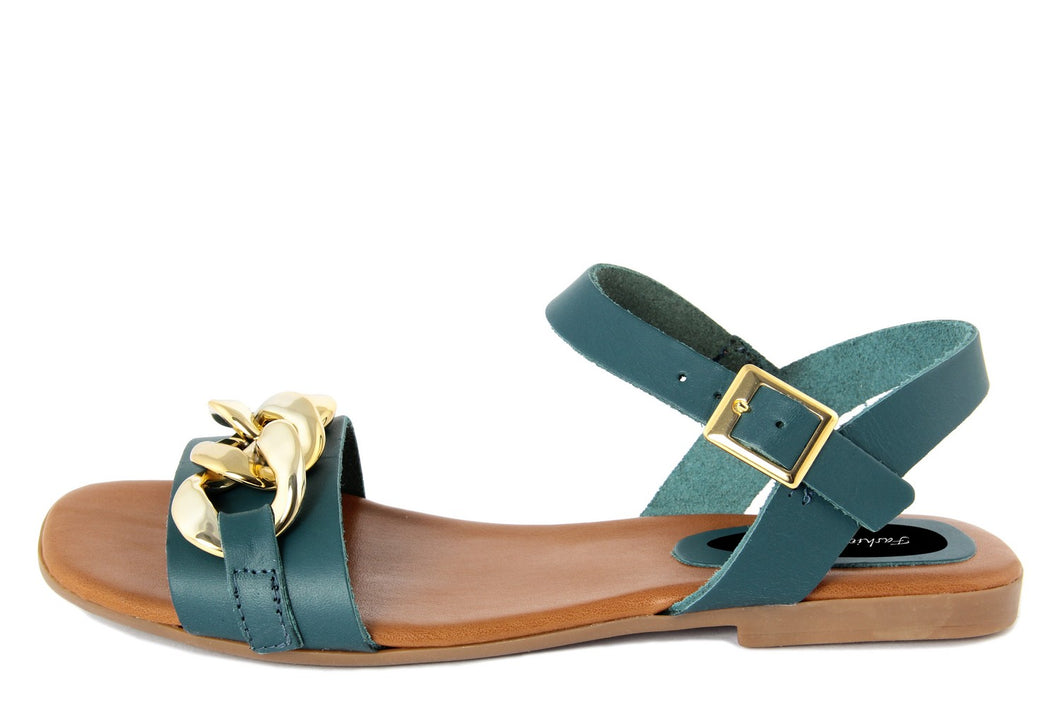 Sandali flat Donna colore Blu