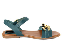 Carica l&#39;immagine nel visualizzatore di Gallery, Sandali flat Donna colore Blu
