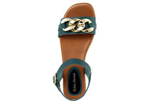 Carica l&#39;immagine nel visualizzatore di Gallery, Sandali flat Donna colore Blu
