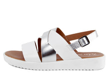 Carica l&#39;immagine nel visualizzatore di Gallery, Sandali platform Donna In Sintetico Bianco/Argentato
