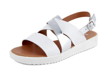 Carica l&#39;immagine nel visualizzatore di Gallery, Sandali platform Donna In Sintetico Bianco/Argentato
