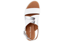 Carica l&#39;immagine nel visualizzatore di Gallery, Sandali platform Donna In Sintetico Bianco/Argentato
