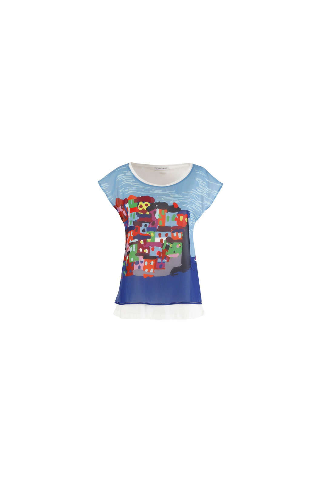 T-Shirts Donna colore Blu