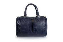 Carica l&#39;immagine nel visualizzatore di Gallery, Borse Donna colore Blu in pelle Made in Italy
