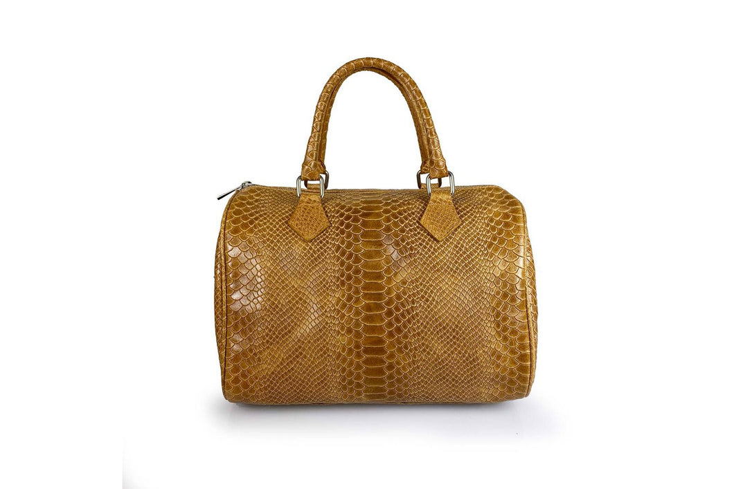 Borse Donna colore Cuoio in pelle Made in Italy