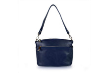 Carica l&#39;immagine nel visualizzatore di Gallery, Borse Donna colore Blu in pelle Made in Italy
