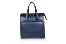 Carica l&#39;immagine nel visualizzatore di Gallery, Borse Donna colore Blu in pelle Made in Italy
