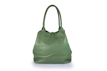 Carica l&#39;immagine nel visualizzatore di Gallery, Borse Donna colore Verde in pelle Made in Italy
