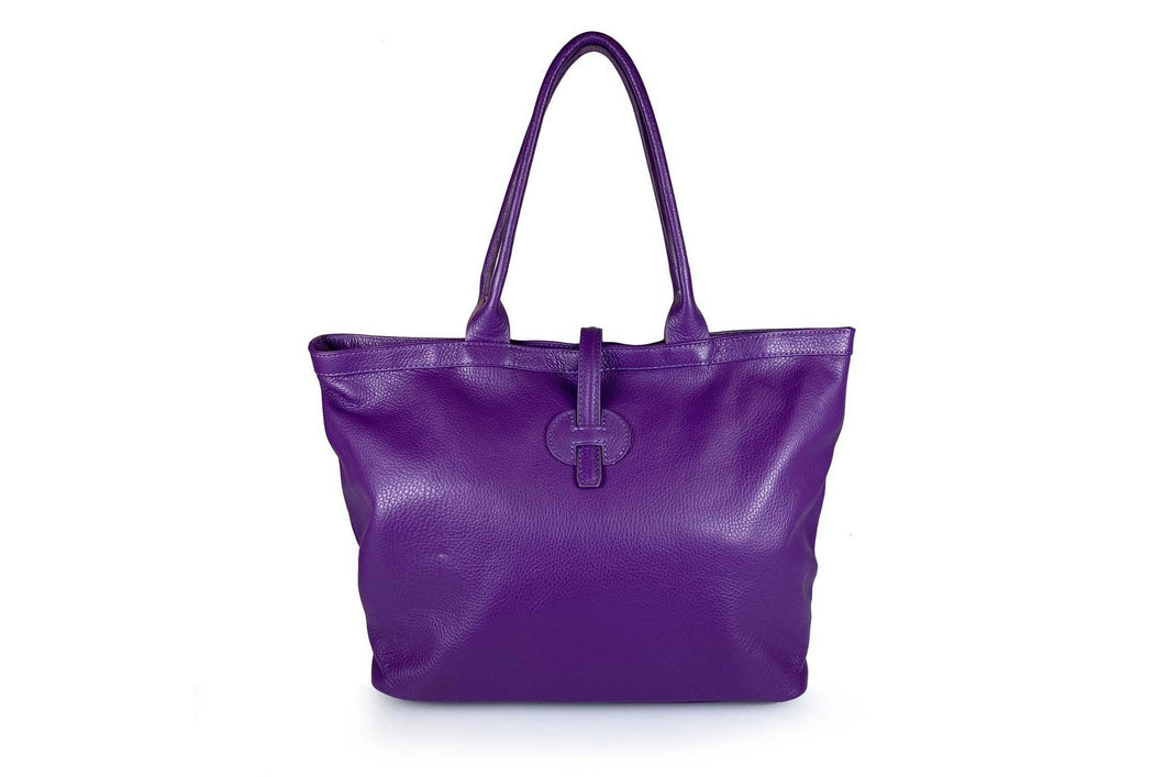 Borse Donna colore Viola in pelle Made in Italy