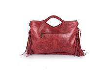 Carica l&#39;immagine nel visualizzatore di Gallery, Borse Donna colore Rosso in pelle Made in Italy
